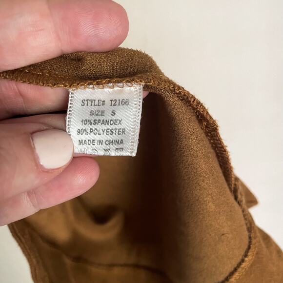 Bear Dance Soft Faux Suede Feel Sleeveless Dress Mini.Size Small.Great condition - Picture 6 of 6